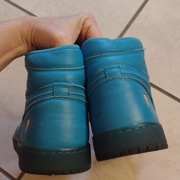 Rare Air Jordan 1 Retro High Top Sneaker Gatorade Blue Lagoon size 8.5 - Picture 10 of 14